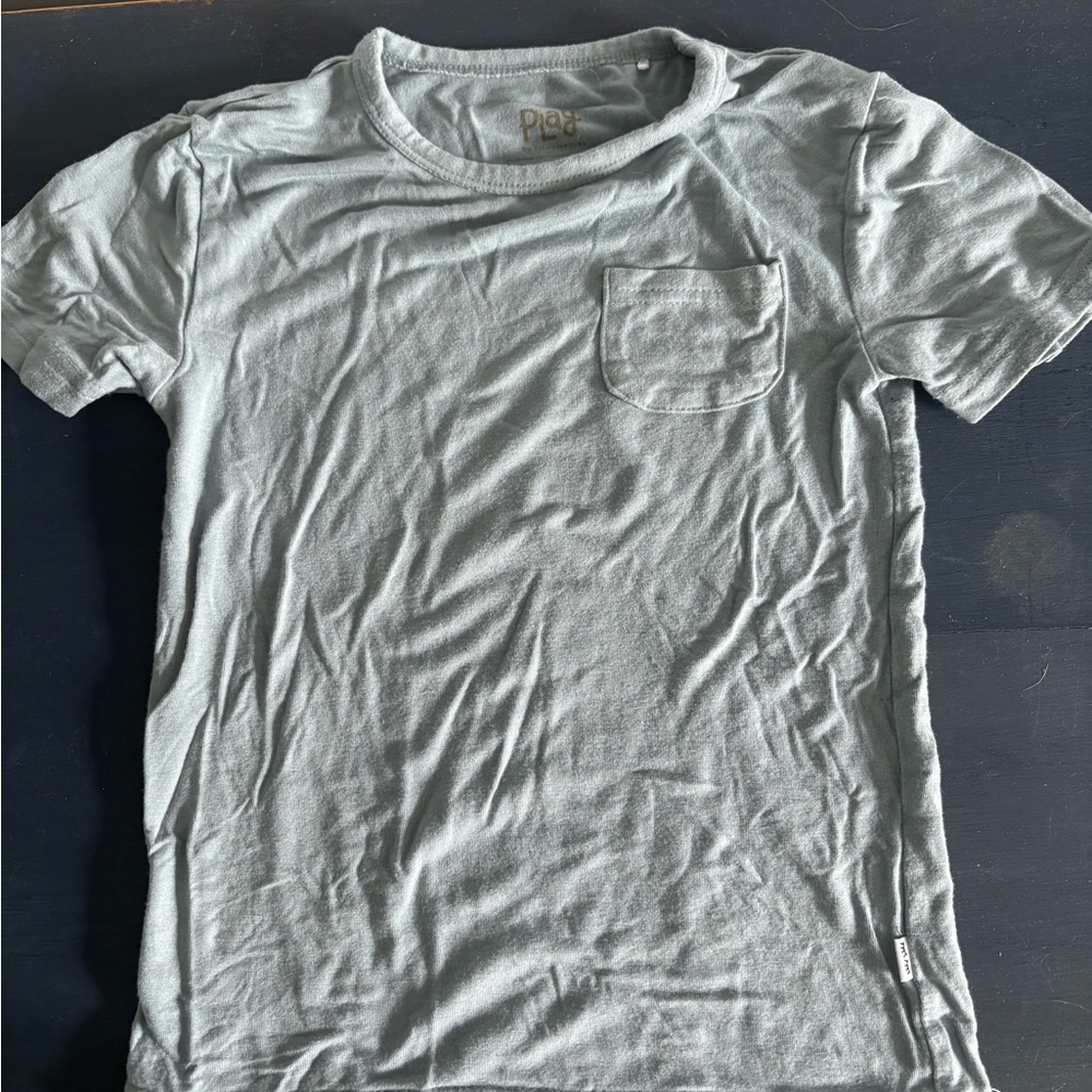 Little Sleepies Light Blue Short Sleeve Tee